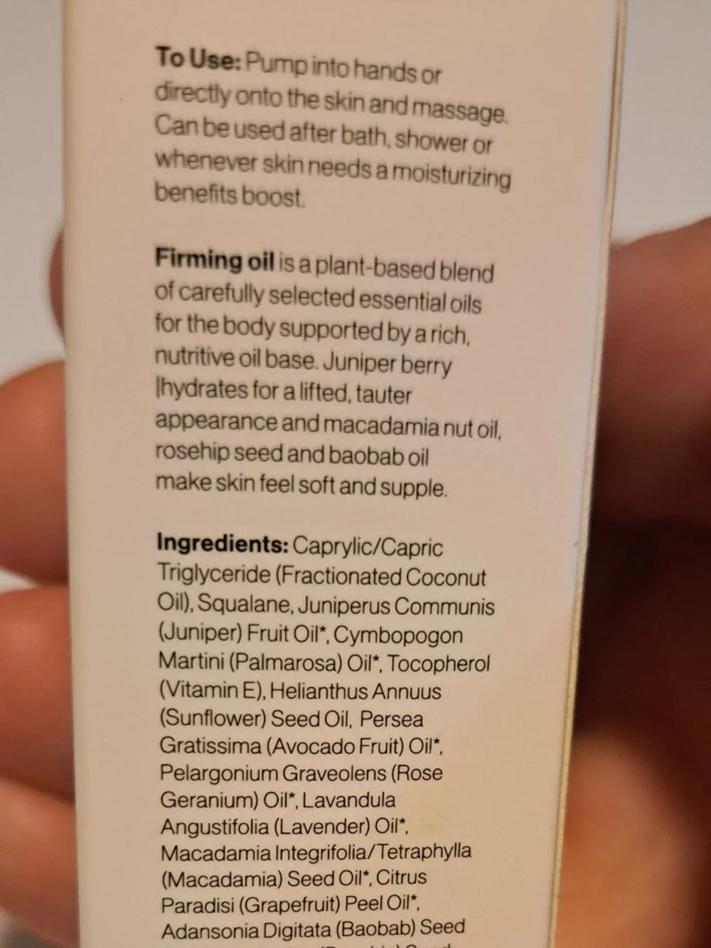 ESKER BENEFICIAL BODYCARE FIRMING OIL